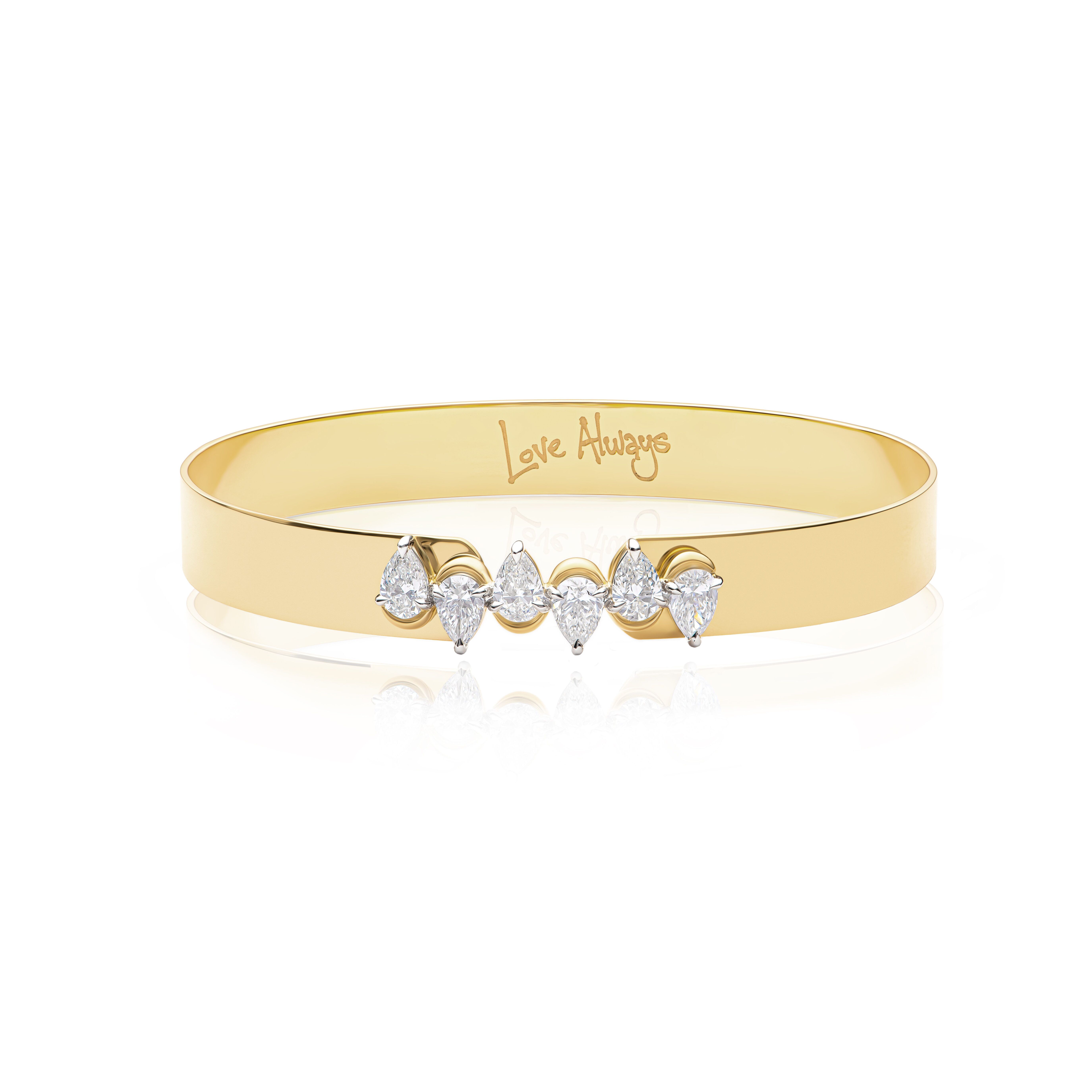 Phillips House Pear Half Cuddle Love Always Bracelet at Meridian Jewelers