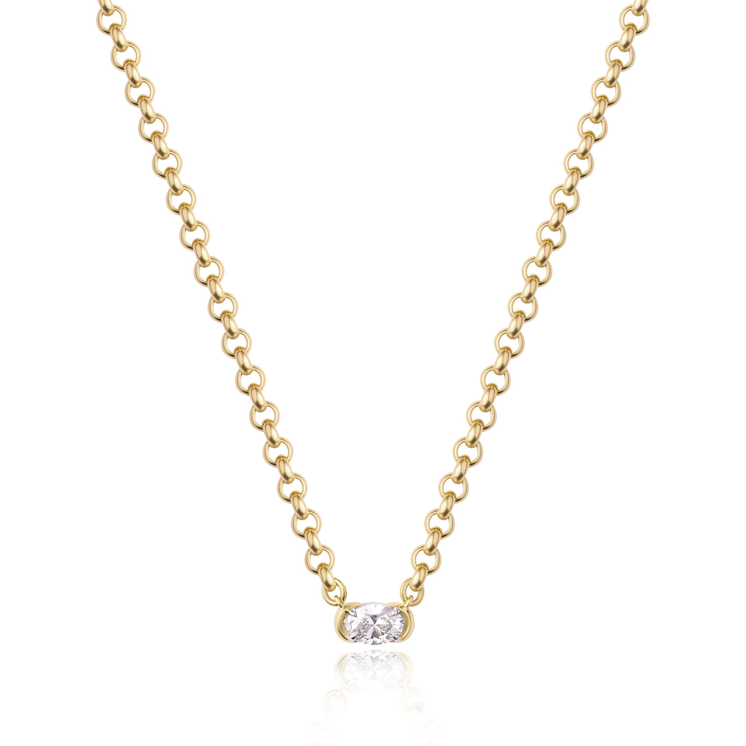Phillips House Oval Cuddle Necklace at Meridian Jewelers