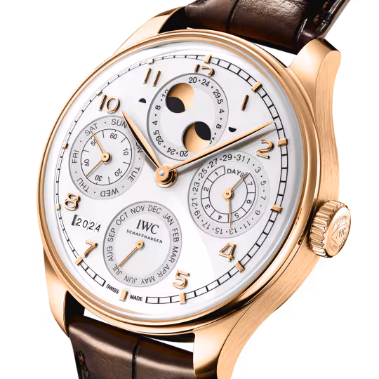 IWC Portugieser Perpetual Calendar 44-Brown Alligator - Image 3