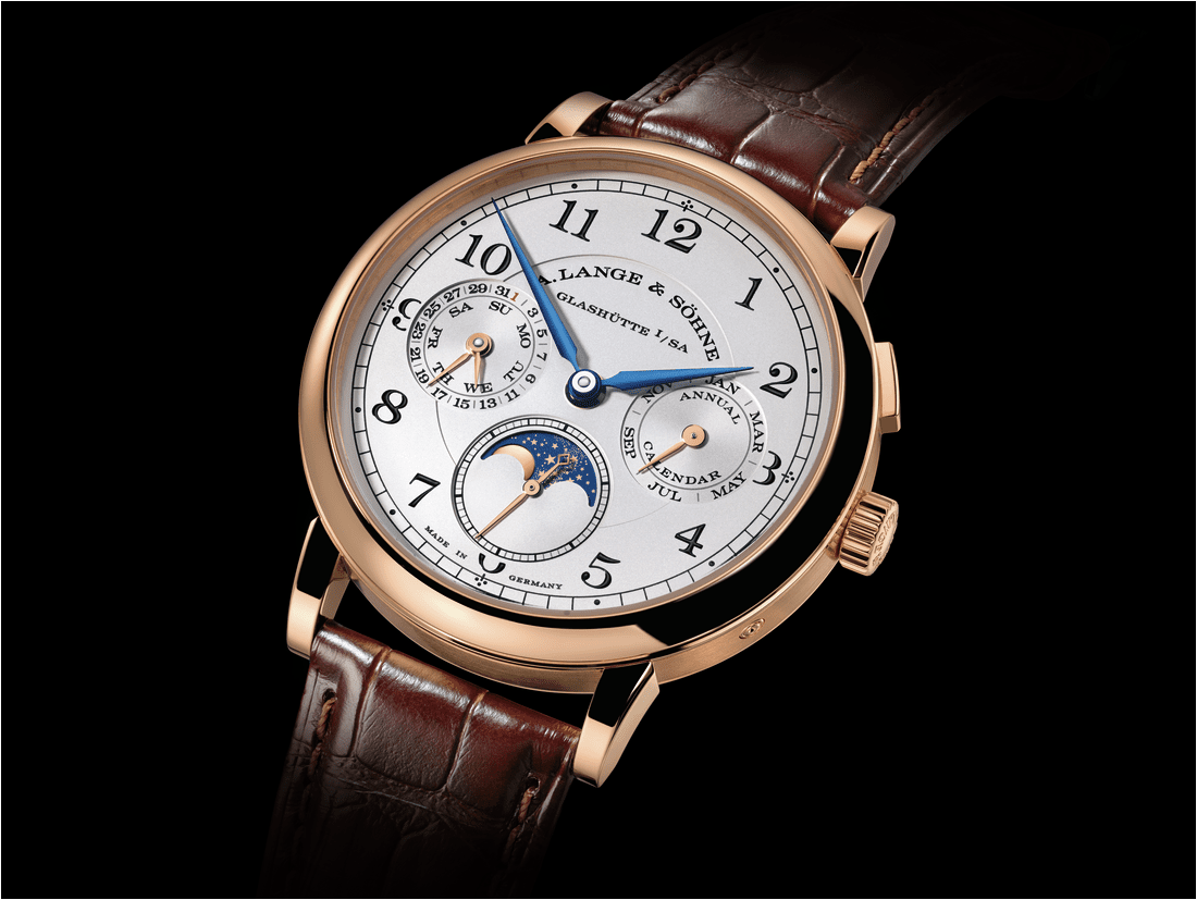 A. Lange & Söhne 18K Pink Gold 1815 Annual Calendar Watch at Meridian Jewelers