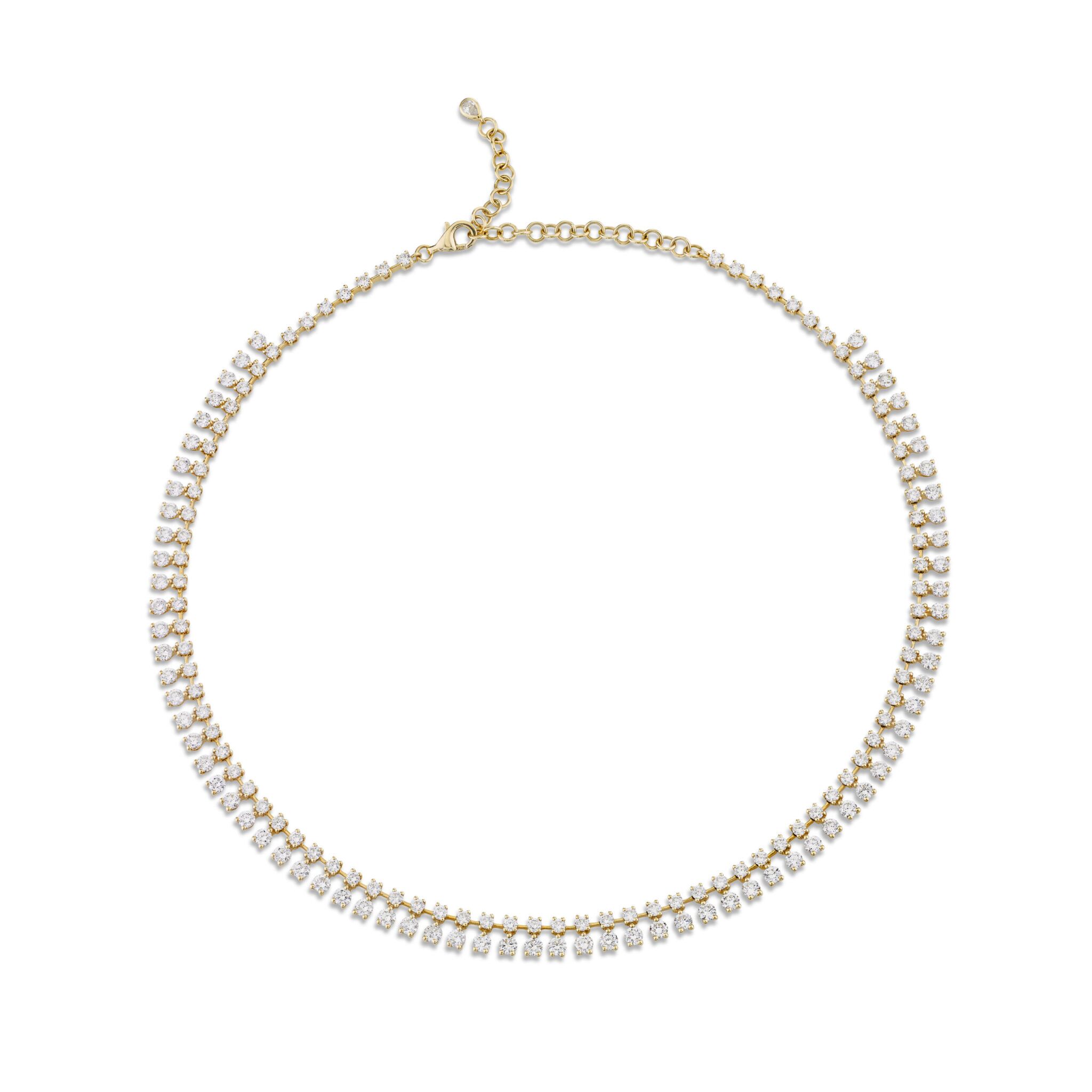 Anita Ko Round Diamond Shaker Necklace at Meridian Jewelers