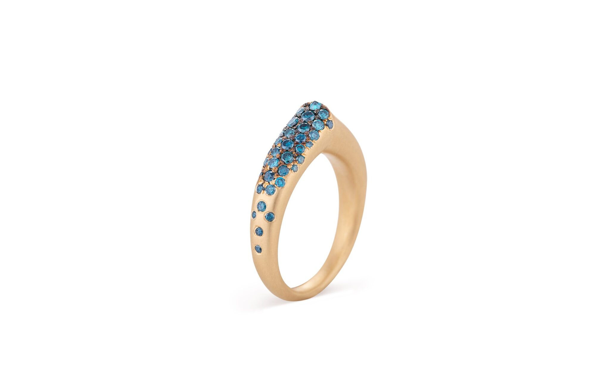 Nada Ghazal The Arch Prosperity Stripe Small Ring at Meridian Jewelers