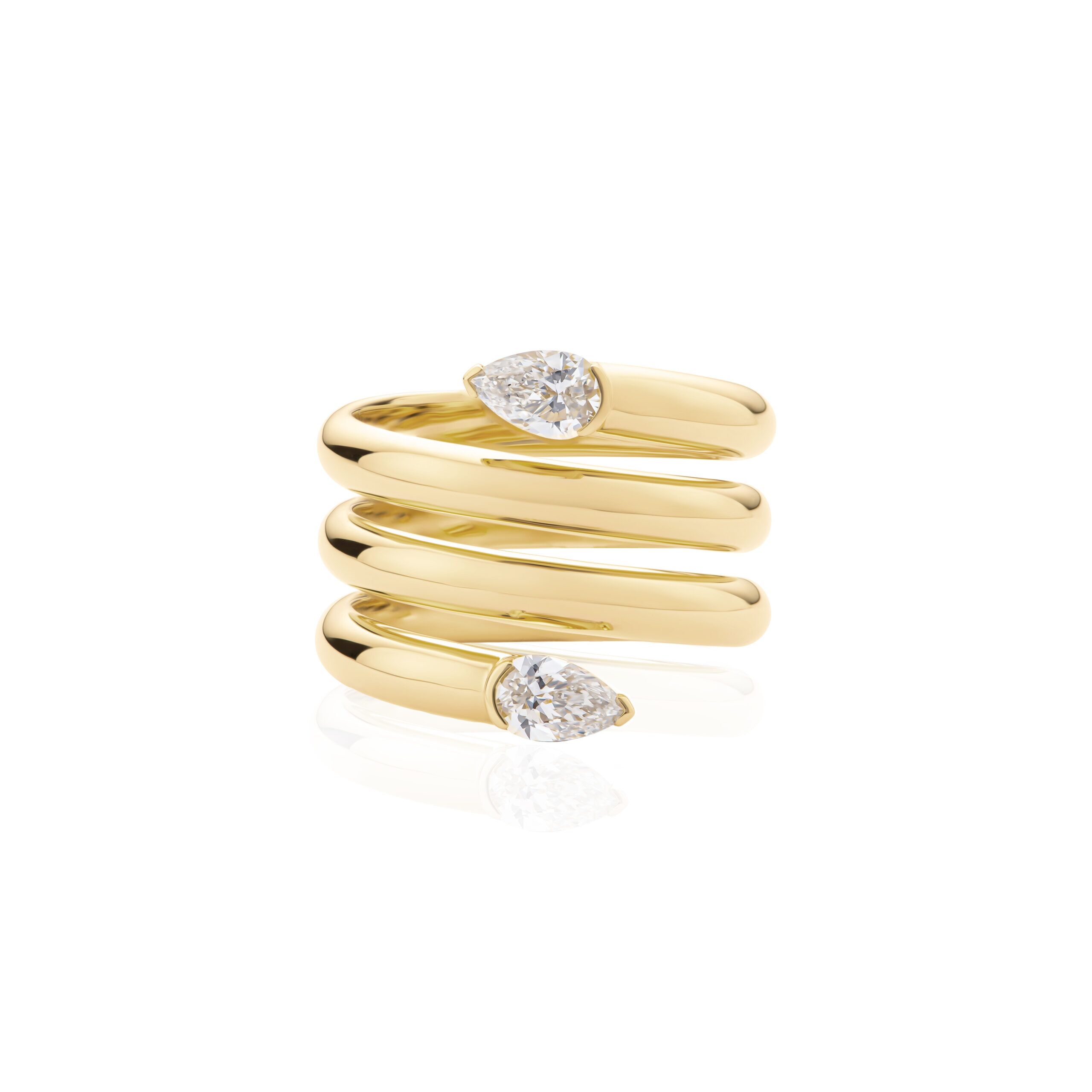 Phillips House Double Headed Pear Wrap Ring at Meridian Jewelers