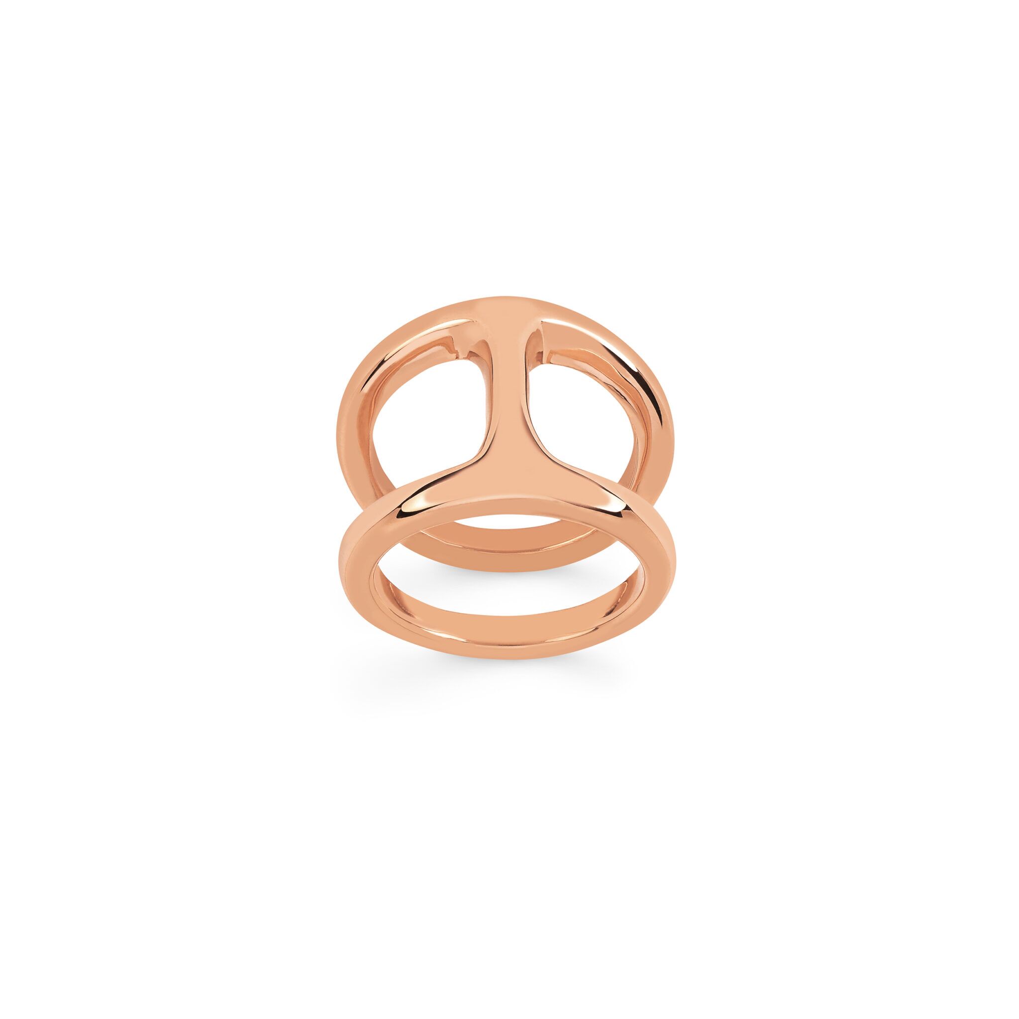 Hoorsenbuhs 18K Rose Gold Dame Phantom Diamond Ring - Image 4